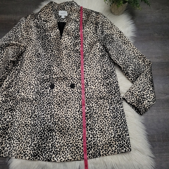 NINE WEST Animal Print Blazer Career Size Large - Picture 10 of 15